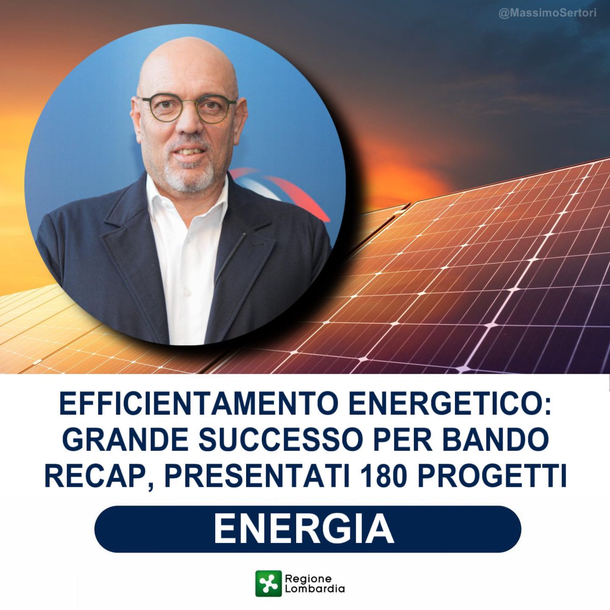 MassimoSertori_'s tweet image. 🟢GRANDE SUCCESSO PER IL #BANDO RECAP 2023

Saranno finanziati #importanti interventi di #efficientamentoenergetico che riguardano biblioteche, scuole dell’infanzia, scuole primarie e secondarie di primo grado di tutta #Lombardia. (1/2) #energia #entilocali