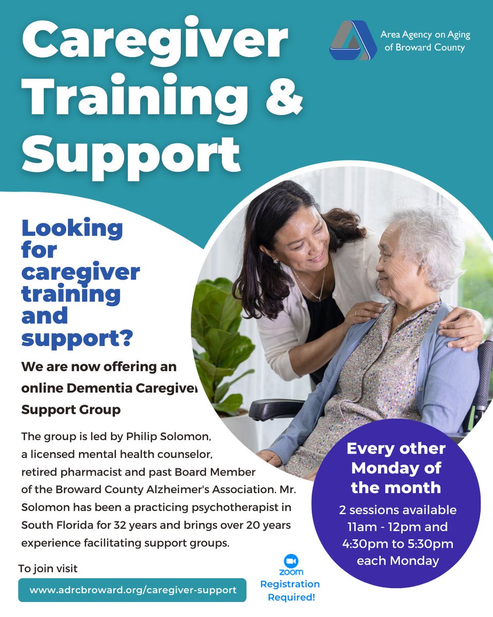 AAgencyonaging's tweet photo. 🔔 We want to remind you about our online #SupportGroupforCaregivers this Monday, January 8th. These groups provide a forum for vital discussion and exchange and offer quality of life boost for care recipients and caregivers alike. To register, visit https://t.co/y1QjwuHAe3 https://t.co/aHcgnEJulL