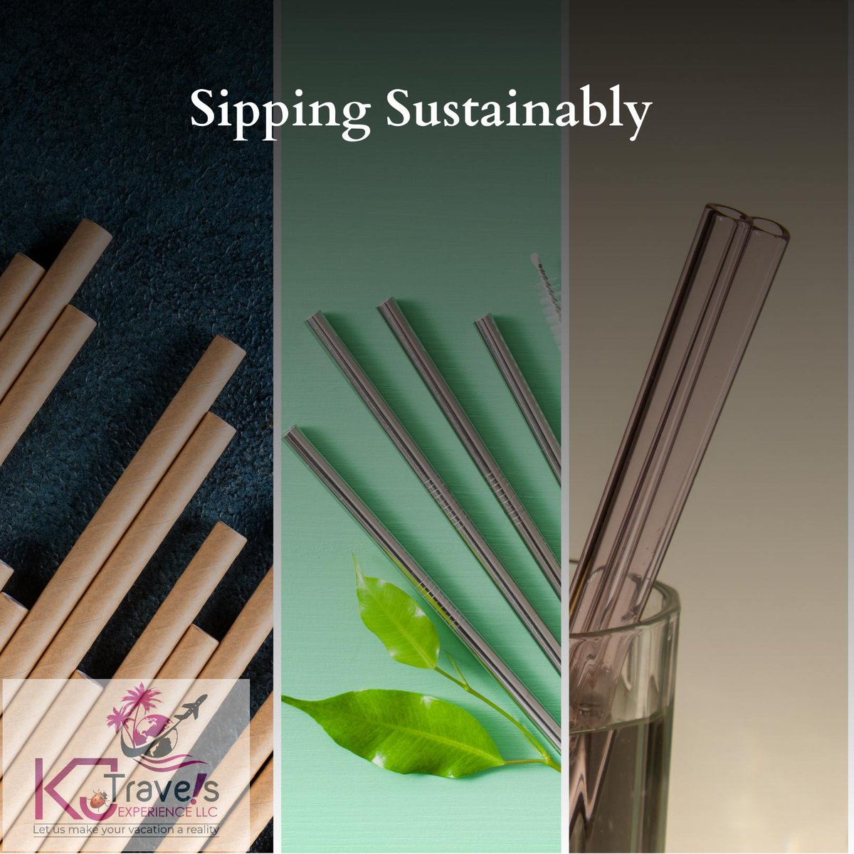 KJTravels714's tweet photo. From bamboo to metal, reusable straws aren't just travel essentials -- they're tiny ambassadors of environmental sustainability. Have any green travel tips to add on this #DrinkingStrawDay? Or maybe you'd prefer to let me plan an eco-friendly excursion for you? Whatever it is,... https://t.co/01Mbp2ImmG