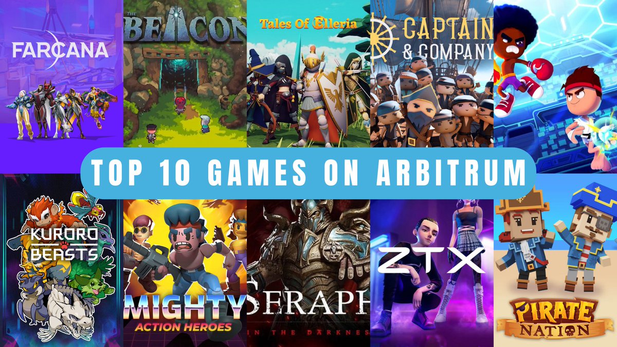 yellowpantherx's tweet photo. 2024 is the Year of Web3 Gaming 🎮

@arbitrum is a sleeping giant with potential games

Here are my Top 10 picks ⤵️ https://t.co/BwRPn2j2IW