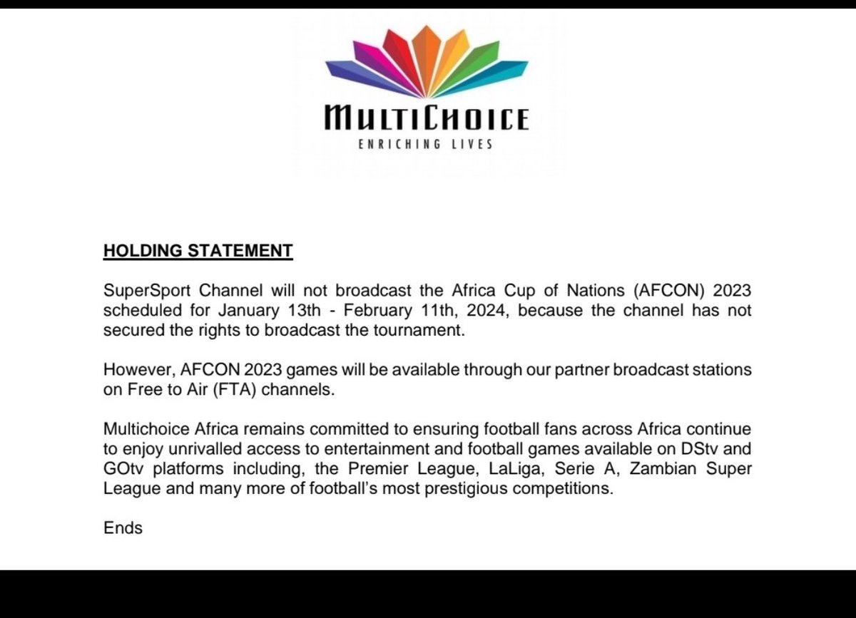Noxza_dube's tweet photo. DSTV must move to Europe. As Africans we must not tolerate this nonsense. Supersport broadcasts nonsense games from European Qualifiers but cannot broadcast AFCON🤷. #DSTVmustfall https://t.co/IEKCTIKk0b