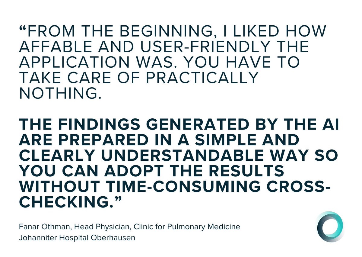 contextflow_rad's tweet photo. New year, new series: Rad Quotes! 📣

Each week we'll share one customer quote and link you to the user story where you can learn more about their experience using #contextflow. 

Up first: Dr. Fanar Othman from @evkln 

User Report: https://t.co/HBqTkuShV5 

#AI #lungcancer https://t.co/9RGfszGLp1