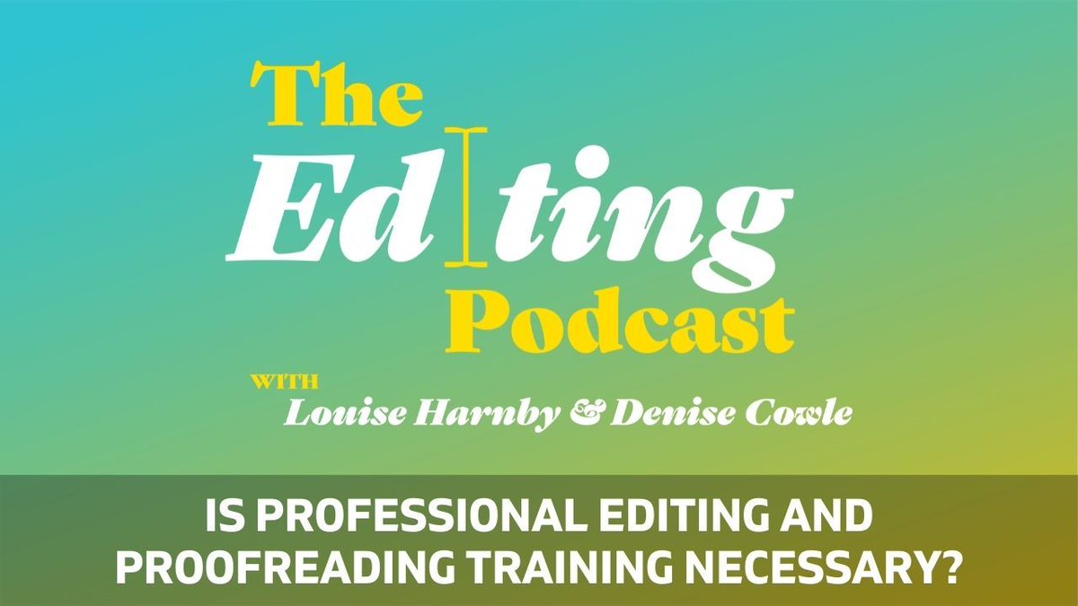 ON THE EDITING PODCAST! Learn about why editing and proofreading training is necessary. We chat about: 🎙 The client's perspective 🎙 Industry-recognized standards 🎙 Marketing benefits 🎙 Forging a healthy business mindset Here’s where to find it 👉 louiseharnbyproofreader.com/blog/is-profes…