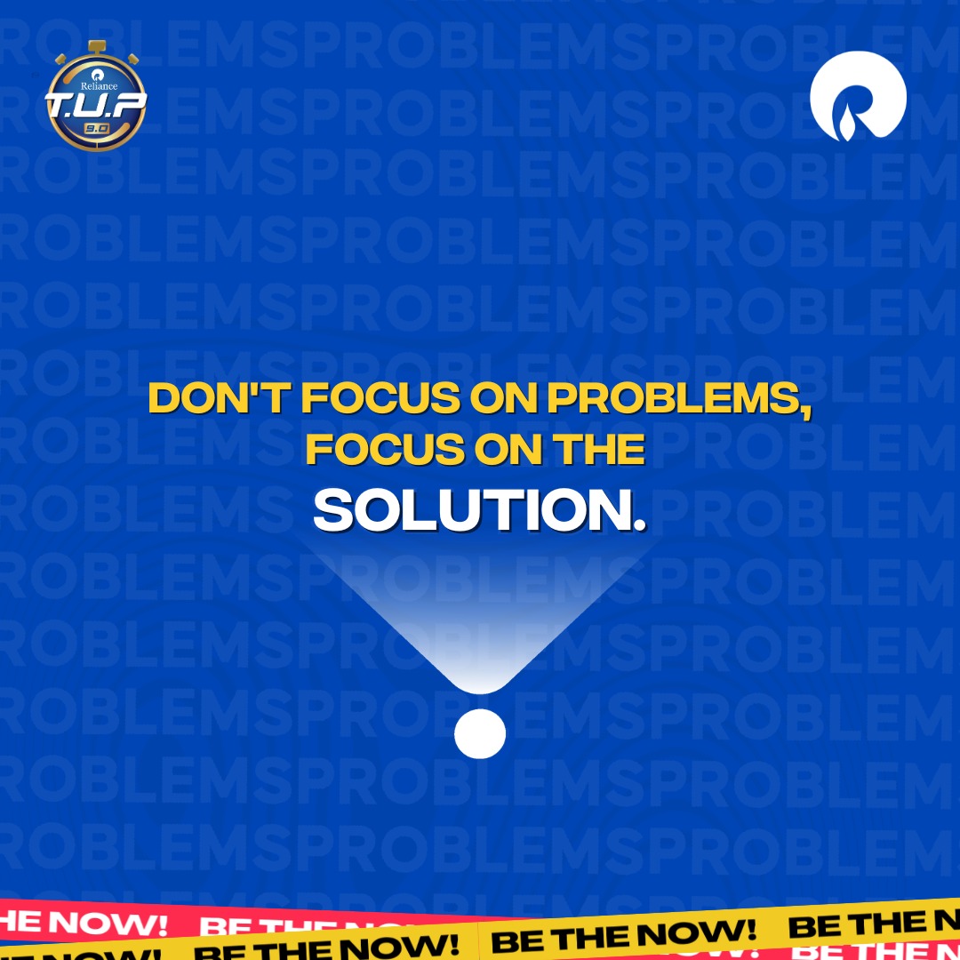 RILCampus's tweet image. Instead of dwelling on the problem, pivot your focus to seeking solutions.

Embracing this mindset propels progress and paves the way for success. 💡

#ProblemSolver #SolutionFocused #RIL

Arun Negi | Blossom D'souza | Meenal Singh | Merin Panthalanickal Alfred