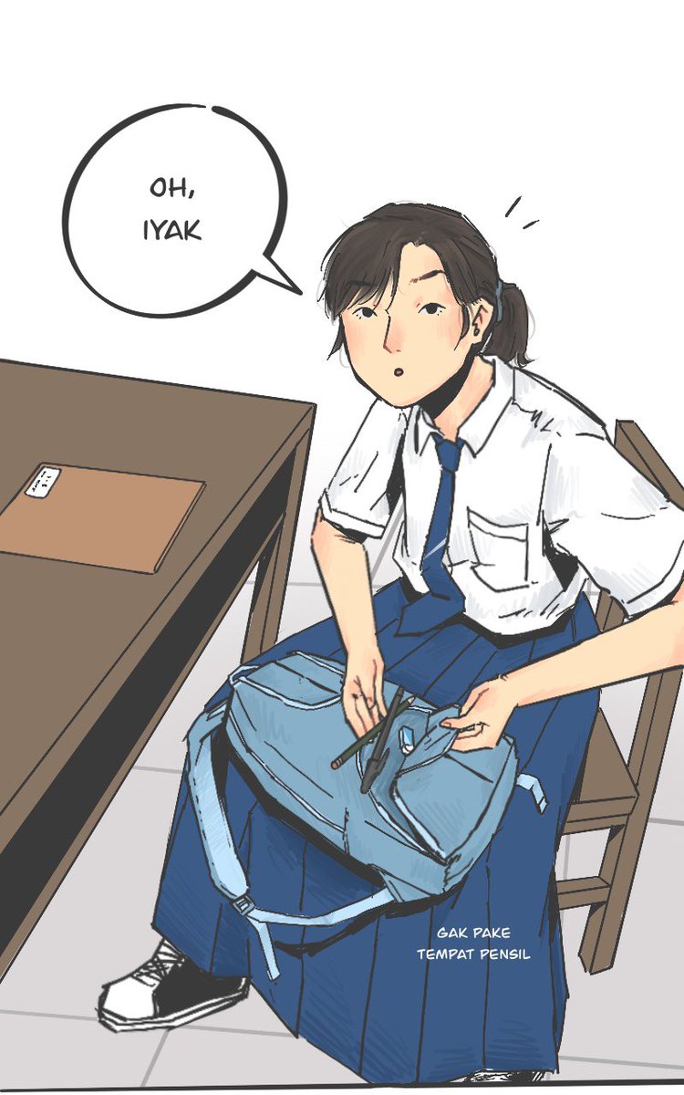 karna sekarang aku bikin komik, kapan hari aku liat ada orang yg bikin komik pake AI. agak sebel, karna aku disini drawn by hand tiap hari nyicil sedikit sedikit 🫠 #TolakGambarAI (link webtun dibawah ya ❤️)