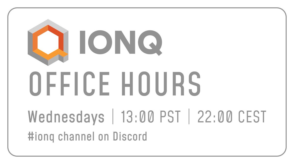 unitaryfdn's tweet photo. 🚀 IONQ is hosting their office hours on the UF Discord. Engage on a live-chat with our quantum experts and stay up-to-date with the latest breakthroughs!
📞 Join us on #communitychannel on Discord to learn more.
🔗 Discord: https://t.co/ty9WPl3xTw https://t.co/g0f85s2qN9