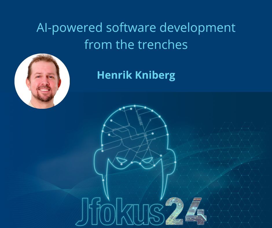 Another great AI talk at #Jfokus 2024! Check out Henrik Kniberg @henrikkniberg session about AI-powered software development! #softwaredevelopment #AI buff.ly/3RPPdqa