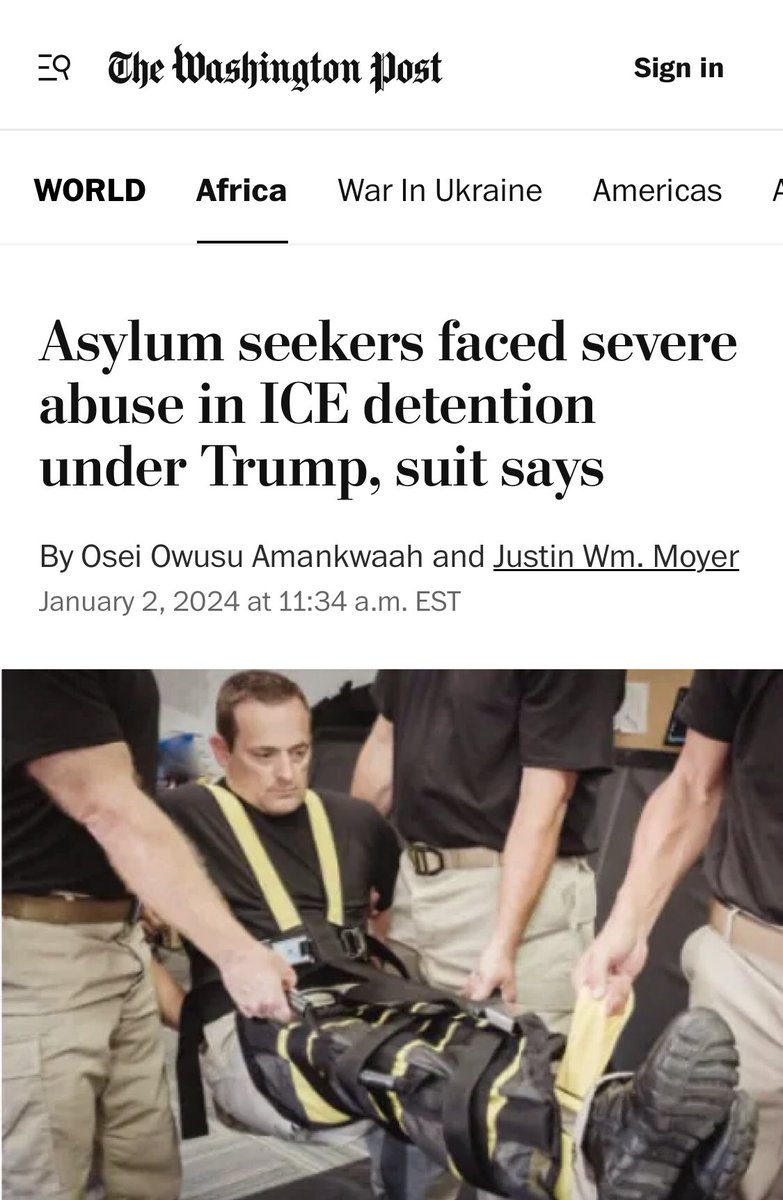 I started 2024 with a joint News Article on <a href="/washingtonpost/">The Washington Post</a> 

It talks about the woes of some Africans seeking asylum in the US

Ghana is blessed; let’s cherish the peace. 

Thanks Rachel Charson, Justin Moyer and <a href="/kentmensah/">Kent Mensah</a> 

washingtonpost.com/world/2024/01/…