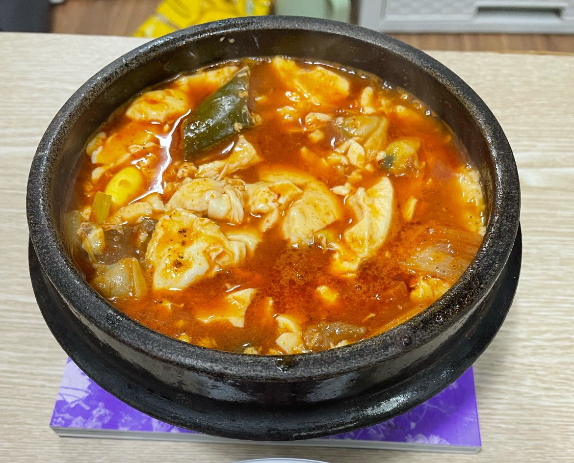 남은 순두부 훔친걸로 순찌먹기