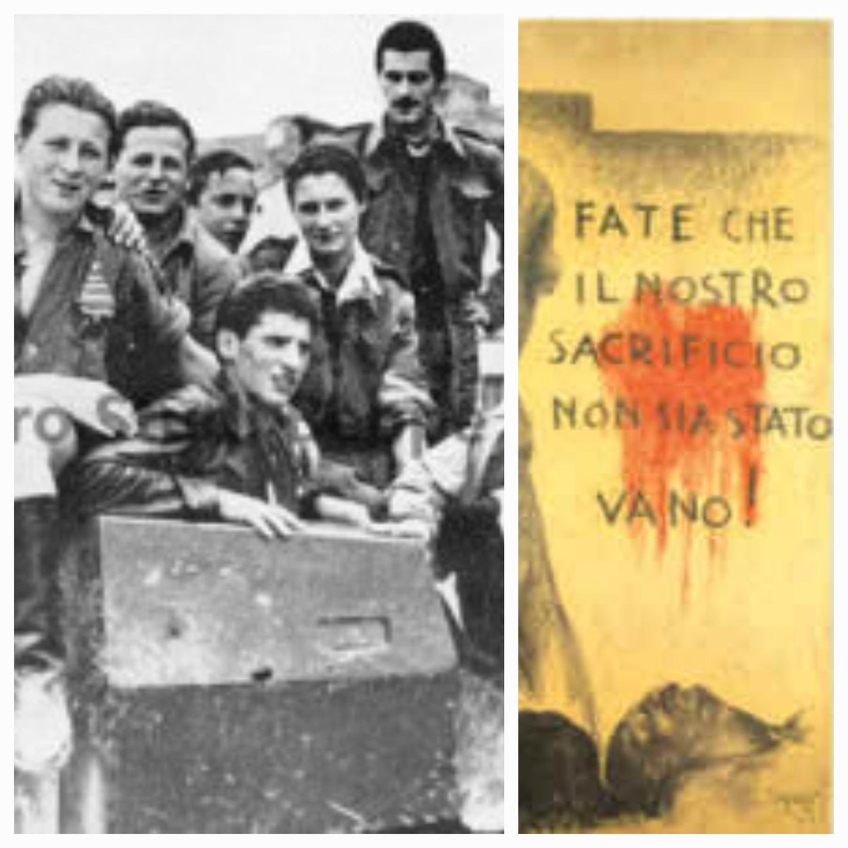 Teresa02247224's tweet photo. il 3 gennaio 1944 moriva ucciso dai tedeschi il #CompagnoPartigiano Francesco Innamorati 
Morto per la nostra libertà ✊🏿✊🏾✊🏻
#AndreaMarano https://t.co/YP3gWTUk85