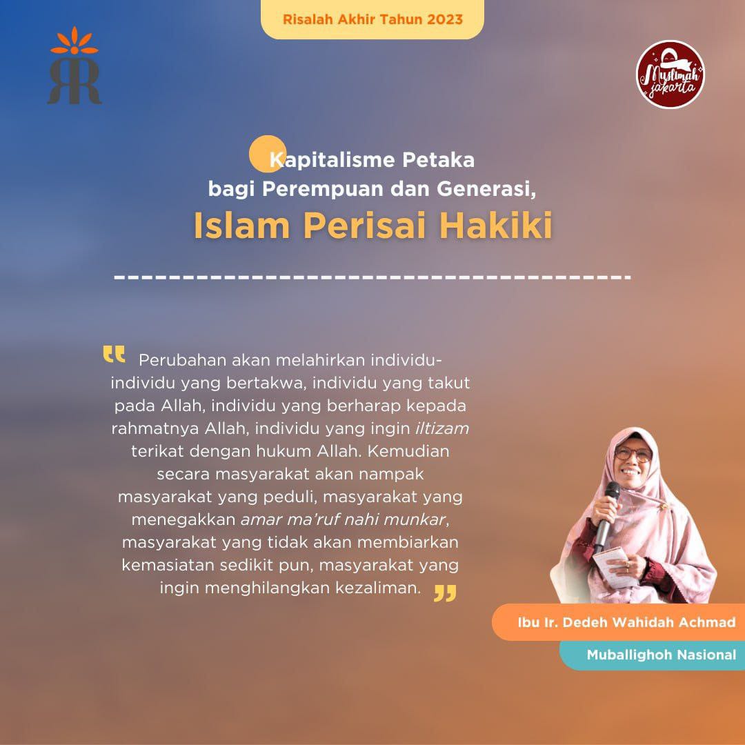 ecyhessy's tweet photo. #KapitalismeSengsarakanUmat
#IslamSolusiHakiki
#KhilafahPerisaiHakiki https://t.co/FurVEjA6aJ