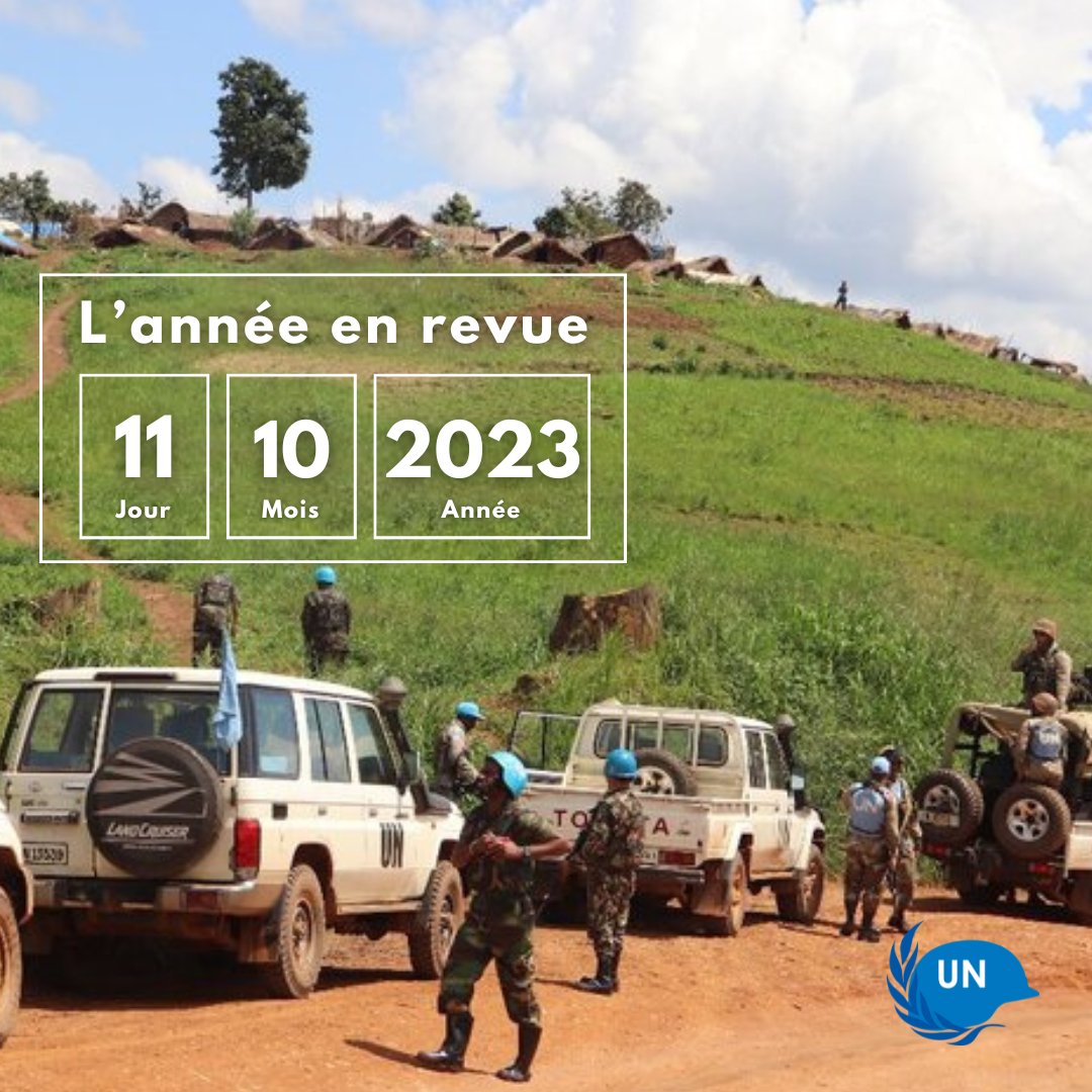 L'ANNÉE EN REVUE: #RDC 🇨🇩 En octobre 2023, l'opération conjointe @MONUSCO-@FARDC_off 'Spider Web' (toile d'araignée) avait permis de neutraliser des combattants de milices armees en Ituri et facilité le retour de populations déplacées par la violence. 👉ow.ly/7CQY50QnbLg