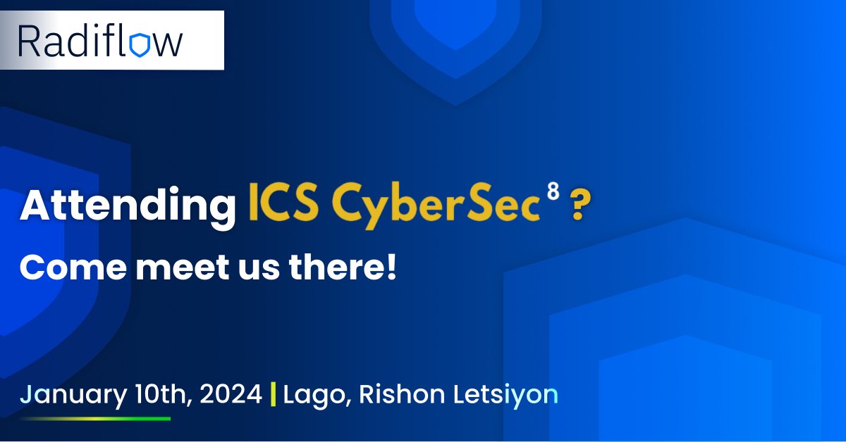 Are you attending ICS CyberSec 2024? 🌐
Come say Hi at the Radiflow booth! 👋
About Radiflow &gt;&gt; hubs.li/Q02dZkkp0 🚀
#Radiflow#industrialcybersecurity #icssecurity #riskassessment #events#people_computers