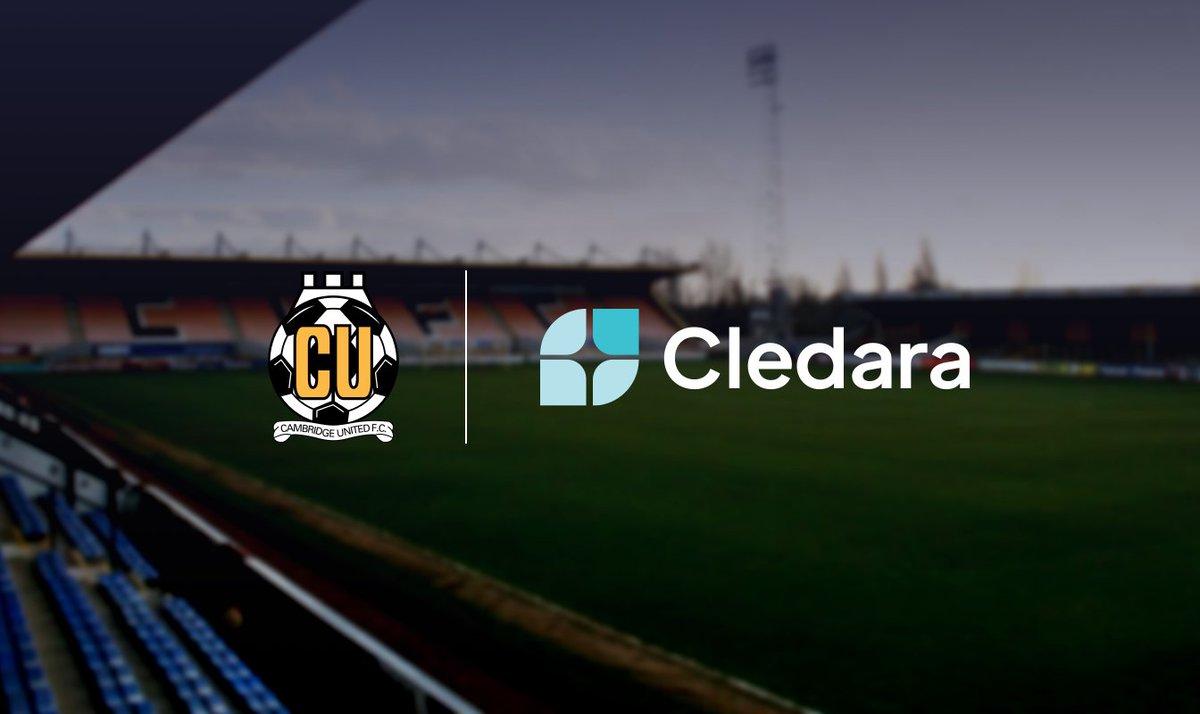 Thrilled to announce our partnership with <a href="/CambridgeUtdFC/">Cambridge United FC</a>! The Cledara Abbey Stadium marks a milestone in our journey. Together, we're enhancing the fan experience. Join us!  eu1.hubs.ly/H06PS9r0 
#cambridgeunited #community #saas