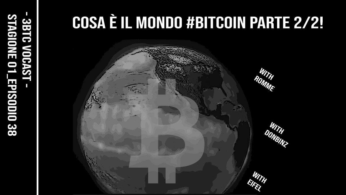 E38 - #vocast ultima puntata stagione 1 ci ritroviamo dopo tanti mesi per rispondere a una serie di domande su #Bitcoin  con <a href="/Donbinz/">Donovan Sandjon</a> e <a href="/Romme/">Erwin romme 01</a>  in questa ultima puntata ringraziamo tutti i nostri ospiti per averci aiutato a portare avanti questo progetto!
open.spotify.com/episode/5jb0uJ…