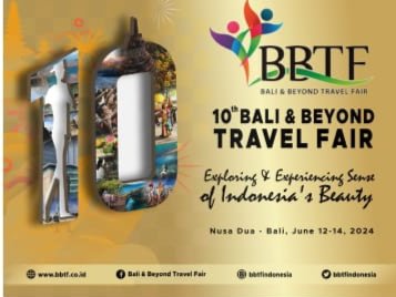 IndonesiaMuscat's tweet photo. Perhelatan promosi pariwisata Indonesia melalui Bali Beyond Travel Fair (BBTF) ke-10 akan digelar pada 12-14 Juni 2024.

BBTF tahun ini bertema "Exploring &amp; Experiencing Sense of Indonesia's Beauty" dan acara akan digelar di Bali International Convention Center (BICC), Nusa Dua. https://t.co/oQGWFfp03R