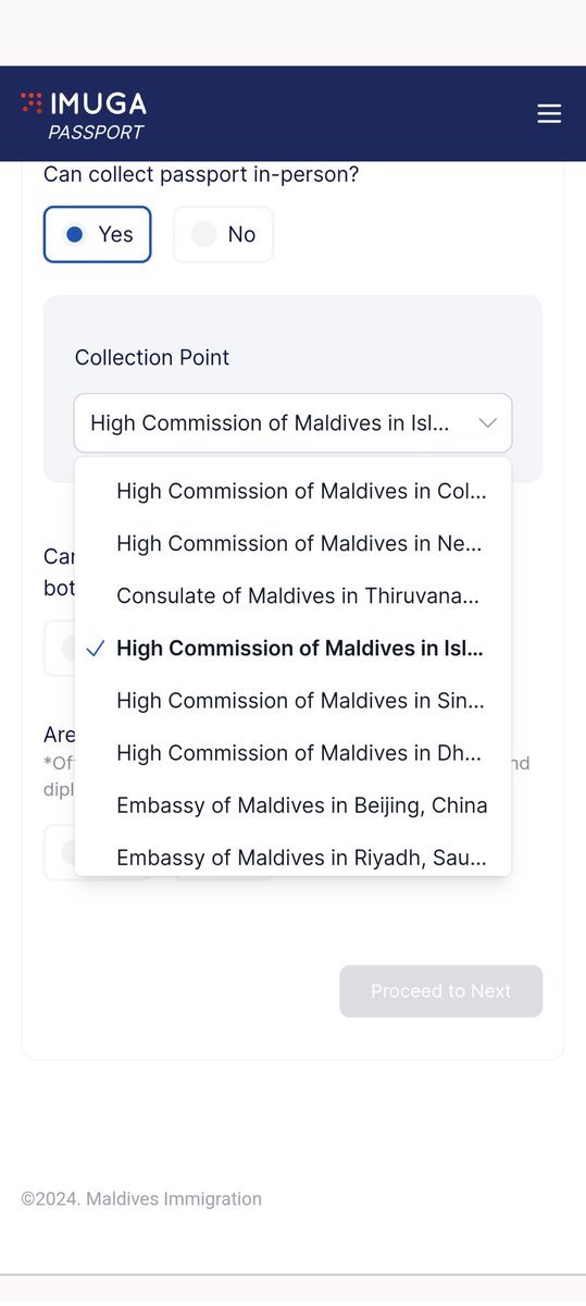 Hello <a href="/ImmigrationMV/">Maldives Immigration</a>

This drop down menu is truncated. How do I select the correct high commission or embassy if I can't see the full text? These portals need to be more user friendly. 
 
<a href="/ShamaanW/">Mohamed Shamaan Waheed</a>