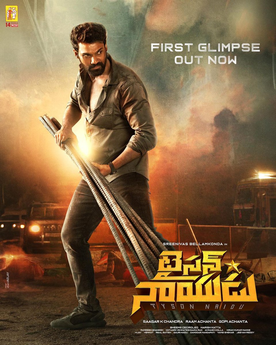 RahulMa77224285's tweet photo. Here We go First Look of tyson naidu #BSS10 #Happybirthdaysrinivasbellamkonda sir https://t.co/QMva6ieyvZ