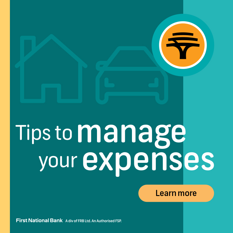 FNBSA's tweet photo. Manage expenses to achieve your finance goals. Know the difference between fixed and variable expenses. A fixed expense remains the same over time and a variable expense changes. To cut costs, reduce your variable expenses. Make better money decisions with FNB’s #HelpYourself