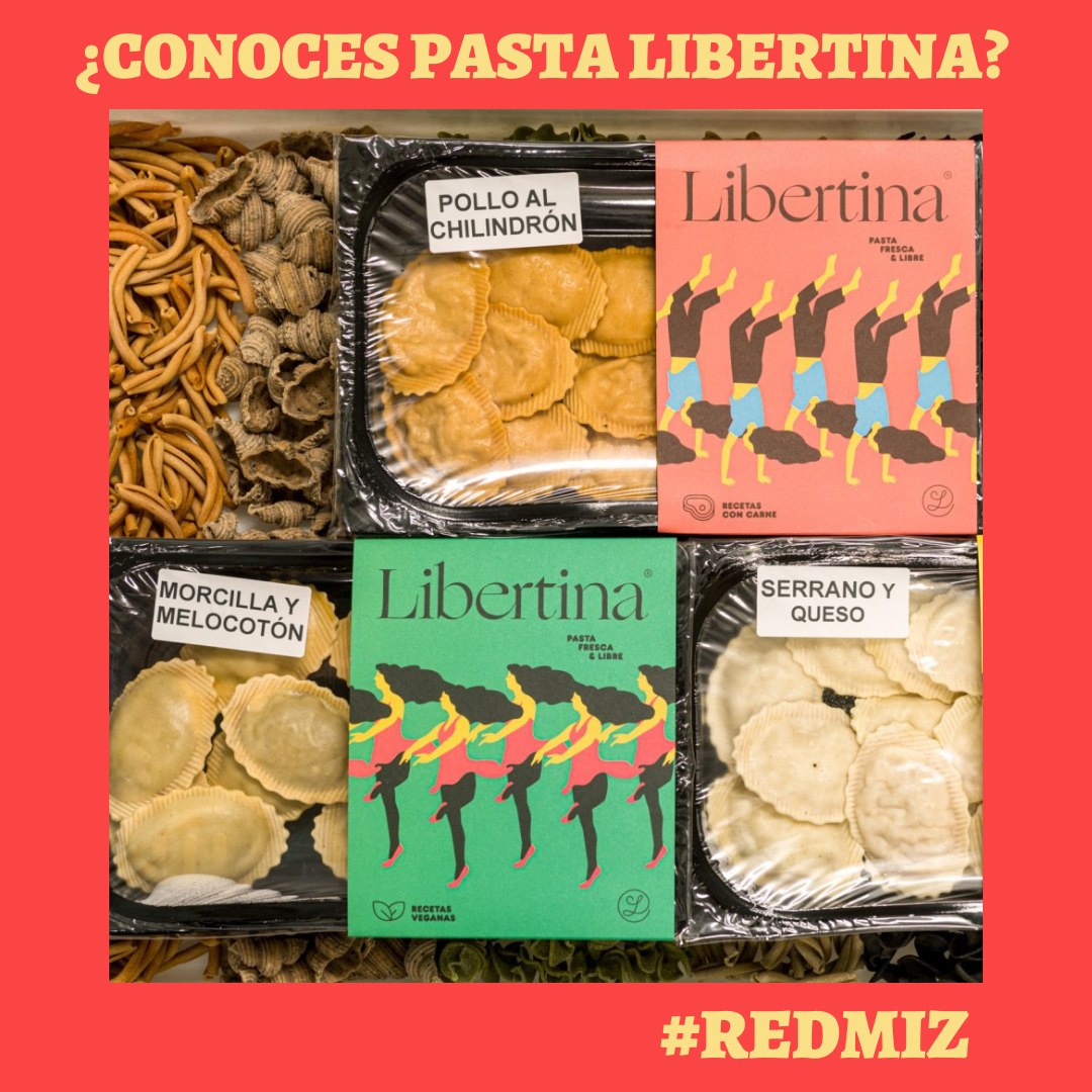 madeinzaragoza's tweet photo. #REDMIZ ⚡
Libertina es un pasta fresca elaborada a partir de sémolas de cercanía. Envasada mientras está recién hecha para que mantenga todas sus propiedades. https://t.co/vXxGTkjVsc