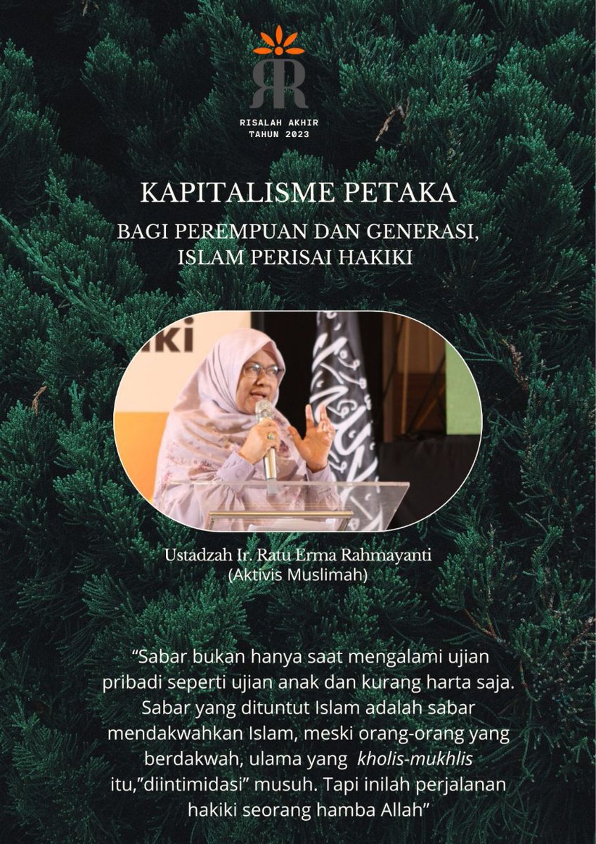 kanzamufidaa's tweet photo. Sabar tidak sesederhana itu dan tidak seterbatas itu. Sebab sabar itu luas. 

#KapitalismeSengsarakanUmat
#KhilafahPerisaiHakiki
#IslamSolusi
#Khilafah https://t.co/wpepEZf1us