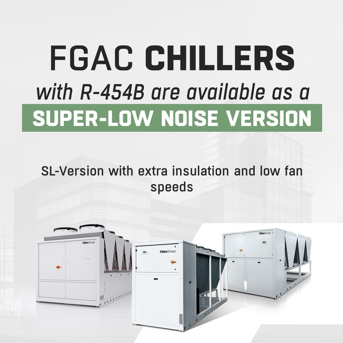 At FlaktGroup we offer an extensive range of energy efficient chillers including super low noise versions to accommodate all of your needs.

For more information contact us here eu1.hubs.ly/H06PT2P0

#hvac #air #cooling #heating #london #chiller #chillers #aircooling #aircon