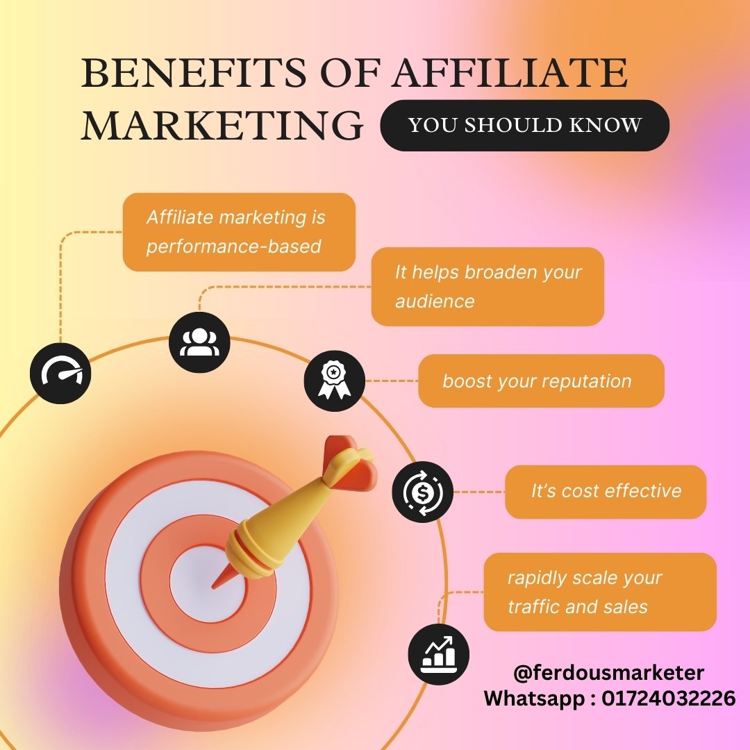 ferdousmarketer's tweet photo. Benefit of affiliate marketing You🔥  should know 📊 
#affiliatemarketing #affiliatemarketingtraining #affiliatemarketingtips #affiliatemarketingoffline #affiliatemarketingbusiness #affiliatemarketingonline #affiliatemarketingofflineonline #affiliatemarketingpro #affiliatemarketi https://t.co/1JeefDEMPS