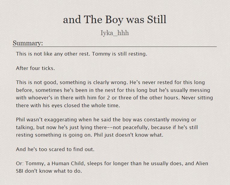 SbiFics's tweet photo. and The Boy was Still by Iyka_hhh
https://t.co/3lUw4oly2y

Warnings: None!

Words: 2,481

Completed! 🌻

-🐙 https://t.co/uFVEo4gQUo