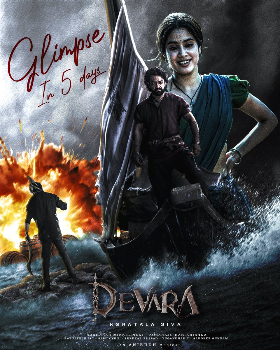 RebelRelangi's tweet image. Poster Design of #Devara🌊

Glimpse In 5 Days #AllHailTheTiger🐯

@tarak9999 @DevaraMovie @NTRFanTrends