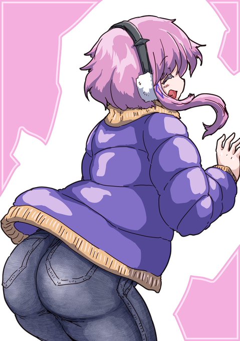 今日の日課はジャケットGパン背面フィーちゃんです 