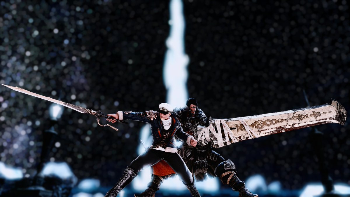UnknownDabbler's tweet photo. ⚔️ 
feat. @bellerophos 
@GPOSERS_FFXIV https://t.co/kUDTKeDxSX