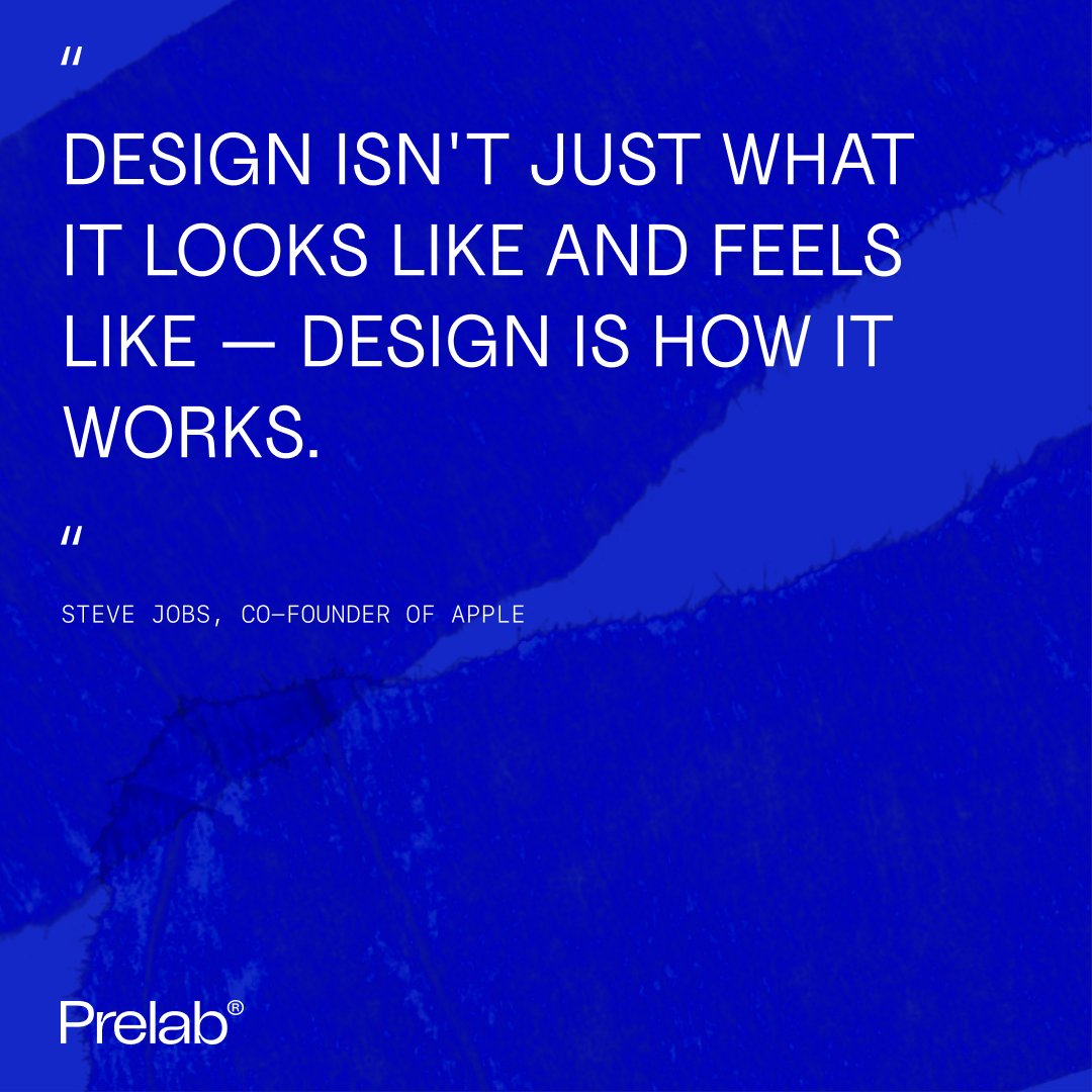 A quote that resonates with us deeply. Creating a design that has a purpose motivates us to think further and go beyond in all our projects.