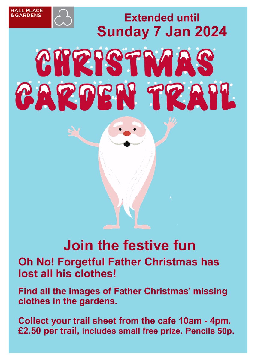 Hall Place & Gardens (@hallplacebexley) on Twitter photo Kids still off school? Looking for something to do at the weekend? Our Christmas Garden Trail has been extended until the 7 January. Find out more at hallplace.org.uk/whats-on/ <a href="/whatsoninbexley/">LB Bexley</a> <a href="/dartfordliving/">Dartford Living</a> <a href="/fantasticforfam/">Fantastic for Families</a> Kids still off school? Looking for something to do at the weekend? Our Christmas Garden Trail has been extended until the 7 January. Find out more at hallplace.org.uk/whats-on/ <a href="/whatsoninbexley/">LB Bexley</a> <a href="/dartfordliving/">Dartford Living</a> <a href="/fantasticforfam/">Fantastic for Families</a>