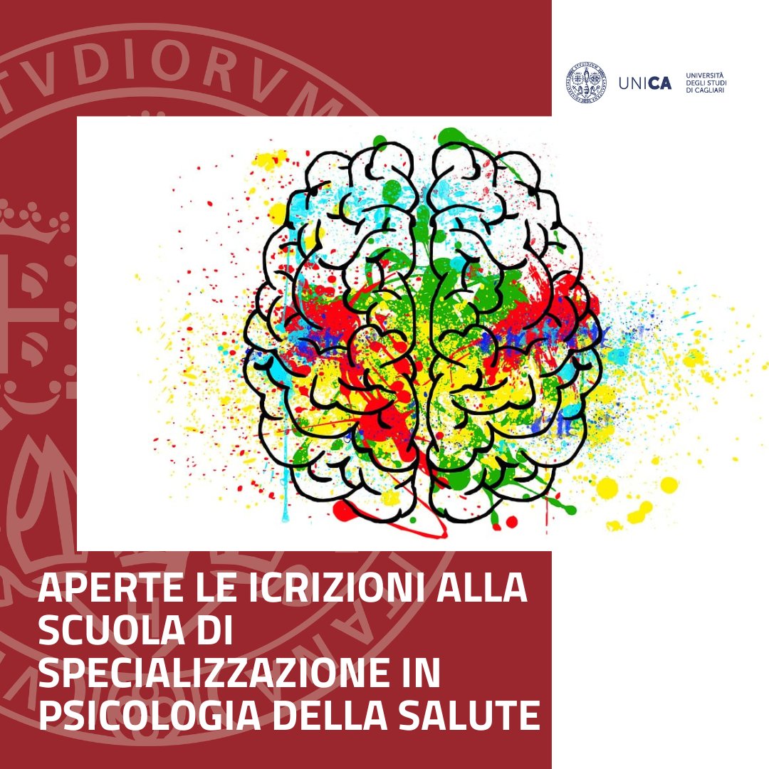 univca's tweet photo. UniCA ha aperto le iscrizioni per gli 11 posi disponibili  alla scuola di specializzazione in #Psicologia della #Salute. Le domande dovranno essere presentate, secondo le modalità previste dal bando, entro le ore 12 del 26 gennaio 2024.
Info al link: https://t.co/SeyKxA0Clb https://t.co/hVU6ooxbJx