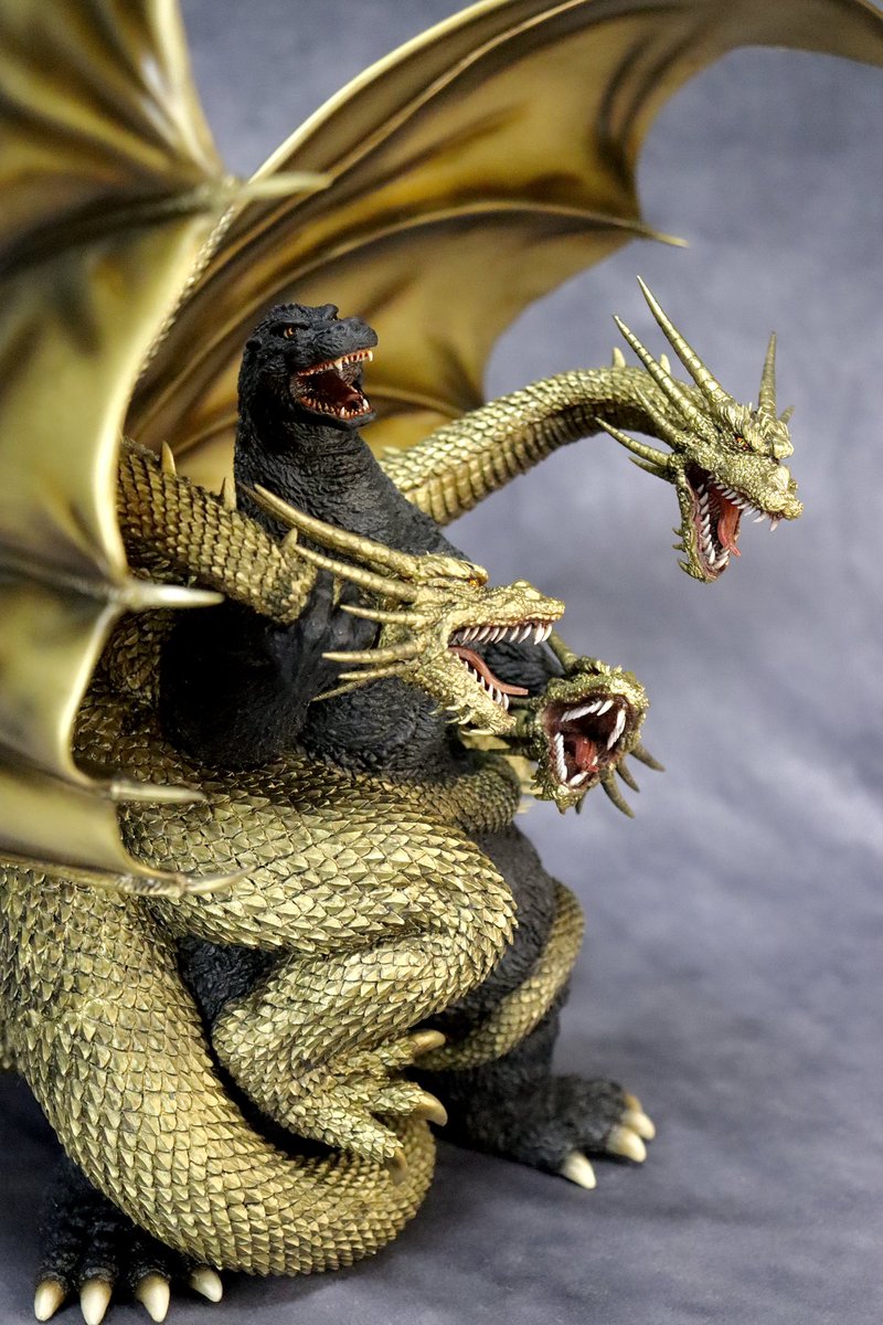 ゴジラ VS キングギドラ 酒井ゆうじ造形工房 キット 酒井ゆうじ造型工房 ゴジラvsキングギドラ ポスターバージョン