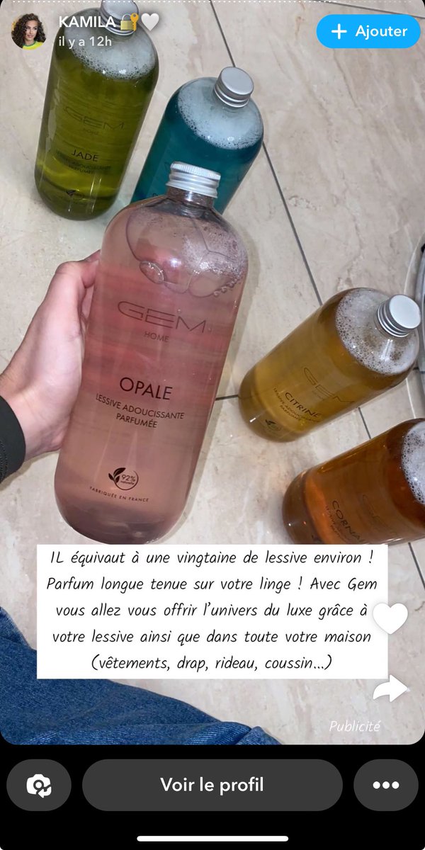 influcorrect's tweet photo. #Kamila
Marque:
#GemHome🇫🇷
Produit #lessives
📆02/01/2024
#ICE #PNC #snapchat
#influvoleurs #influenceurs
@urssaf.@ImpotsService.@DGCCRF.@gouvernementFR.@SignalConso.@Travail_Gouv.@pr_financier.@SFDermatologie.@AllMockingbird https://t.co/0rz69xgVY1