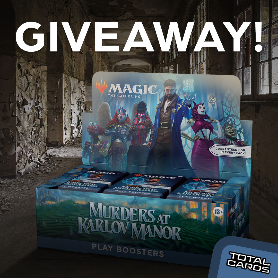 Total_Cards's tweet photo. We're giving away one of the all-new Play Booster Boxes from Murders at Karlov Manor! Head over to our giveaways page to enter now!
#mtg #murdersatkarlovmanor
https://t.co/LmaxGGfxcG https://t.co/AZD05vznlJ