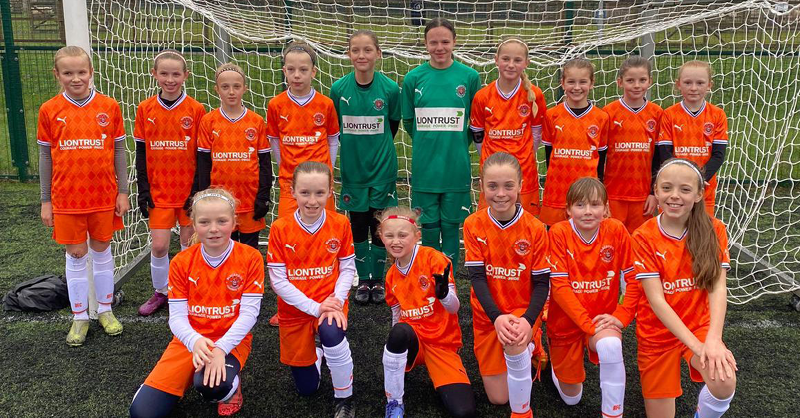 LiontrustViews's tweet photo. Congratulations to everyone at the Blackpool FC Girls' Emerging Talent Centre for the fantastic work they achieved last year. We look forward to continuing our partnership in 2024!

@BFCCT_ #futurelionesses #letgirlsplay #womeninfootball https://t.co/U6F2lG4Edv