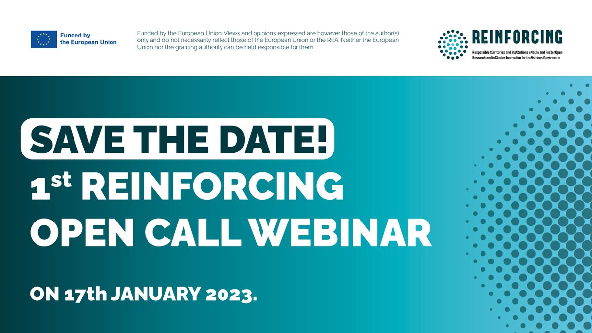 🚨The First ORRI Booster📲is Open! Win up to €20,000 for your 8-month project

#EBNproject <a href="/REINFORCING_eu/">REINFORCING</a> seeking experts for challenges in multi-stakeholder engagement, #IP rights &amp; impact assessment

📢 Info session on January 17, 2024, at 15:00h➡️ bit.ly/3Rlgd2v