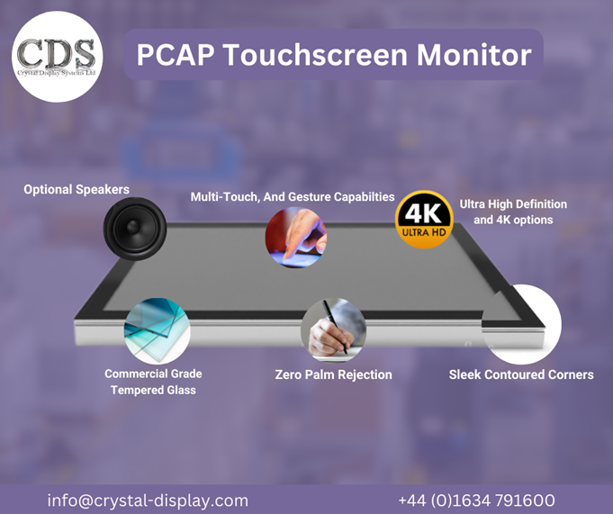 Introducing our PCAP Touchscreen Monitors – Responsive, sleek, and intuitive. Experience seamless touch control for a new level of engagement. Upgrade your interface, upgrade your experience! 🖥️✨ #PCAPTouch #InteractiveTech #InnovationInTouch

crystal-display.com/products/open-…
