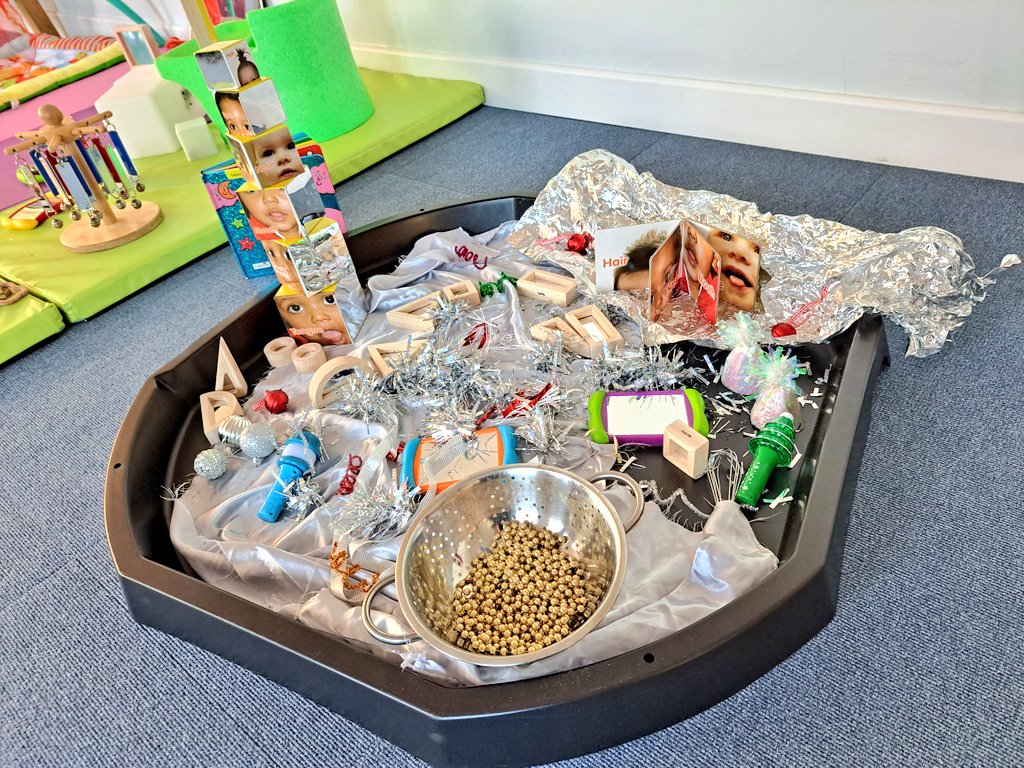Looking forward to seeing @PortsmouthDSA families for the first Learn and Play session of 2024! A focus on textures, reflections and self! But most importantly #connection and catching up with our babies, toddlers and families! #PortsmouthDSA #MessyPlay #SensoryPlay #Reflections