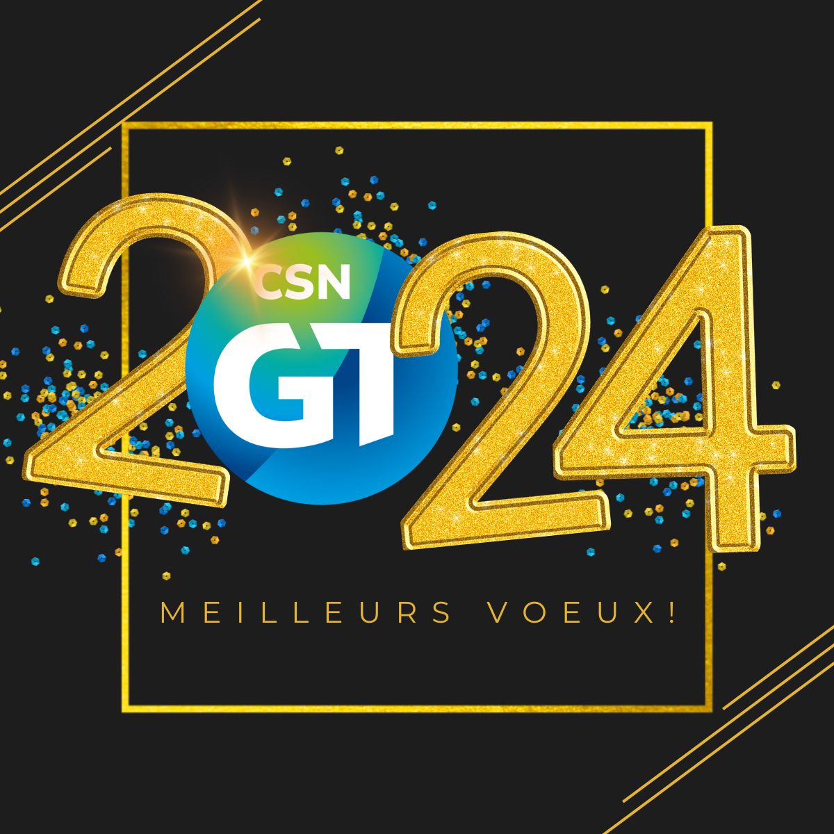 CSNGT_Officiel's tweet photo. 💫 Bonne Année 2024 💫

⭐Que chaque point de 2024 soit correctement mesuré, que chaque angle soit parfaitement tracé et que chaque trajectoire soit clairement définie ✔️

Nous vous souhaitons une très belle année 2024 https://t.co/Y3GiKN41Ro