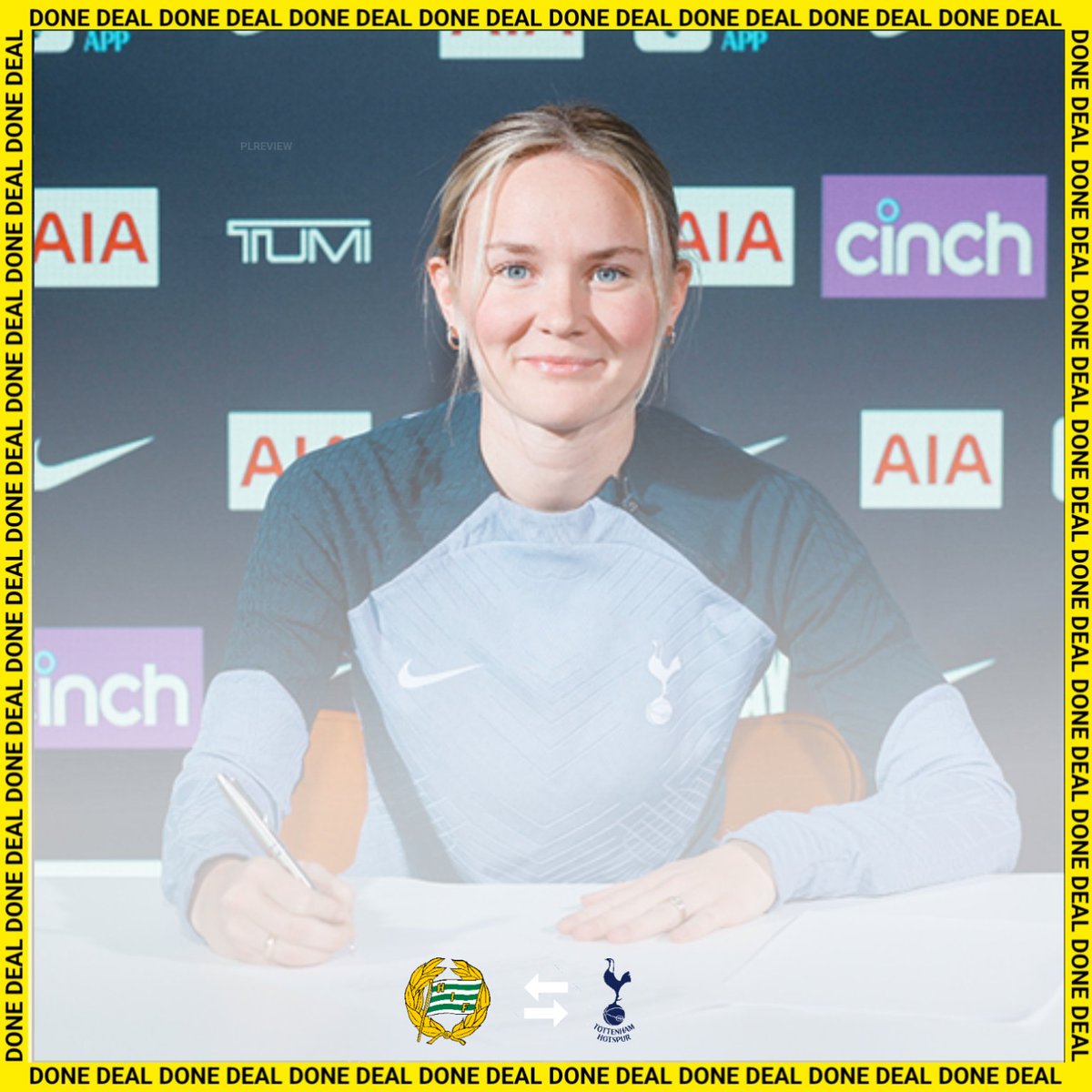 plreview27's tweet photo. DONE DEAL:

Matilda Vinberg (20) has joined Tottenham Hotspur Women on a free transfer from Swedish outfit Hammarby IF. 🇸🇪 https://t.co/qVzrQPFuNM