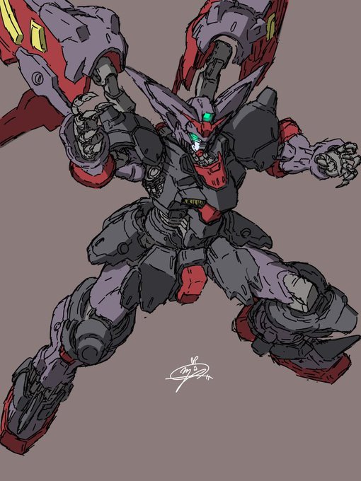 マスターガンダムの落書き