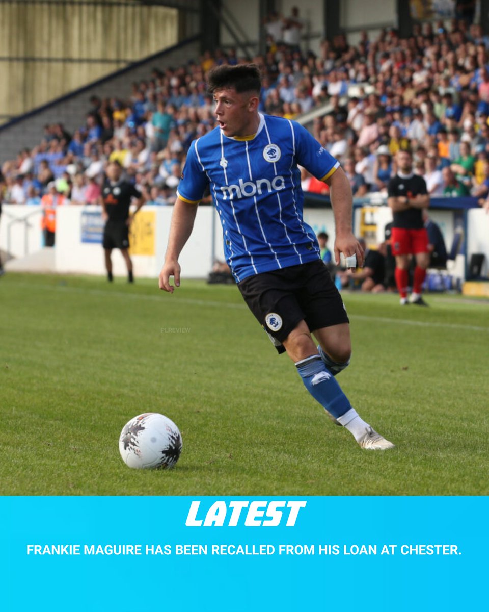 plreview27's tweet photo. OFFICIAL:

Sheffield United have recalled Frankie Maguire (20) from his loan at Chester. 🏴󠁧󠁢󠁥󠁮󠁧󠁿 https://t.co/Z12kkxfRbJ