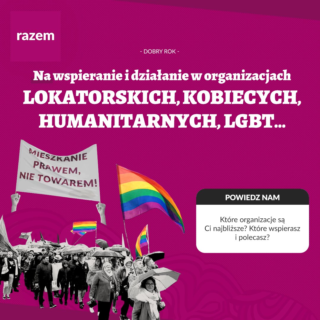 To będzie dobry rok, jeśli razem będziemy budować silną lewicę w parlamencie, w samorządach, w Unii Europejskiej, w oddolnych organizacjach i związkach zawodowych. 2/3