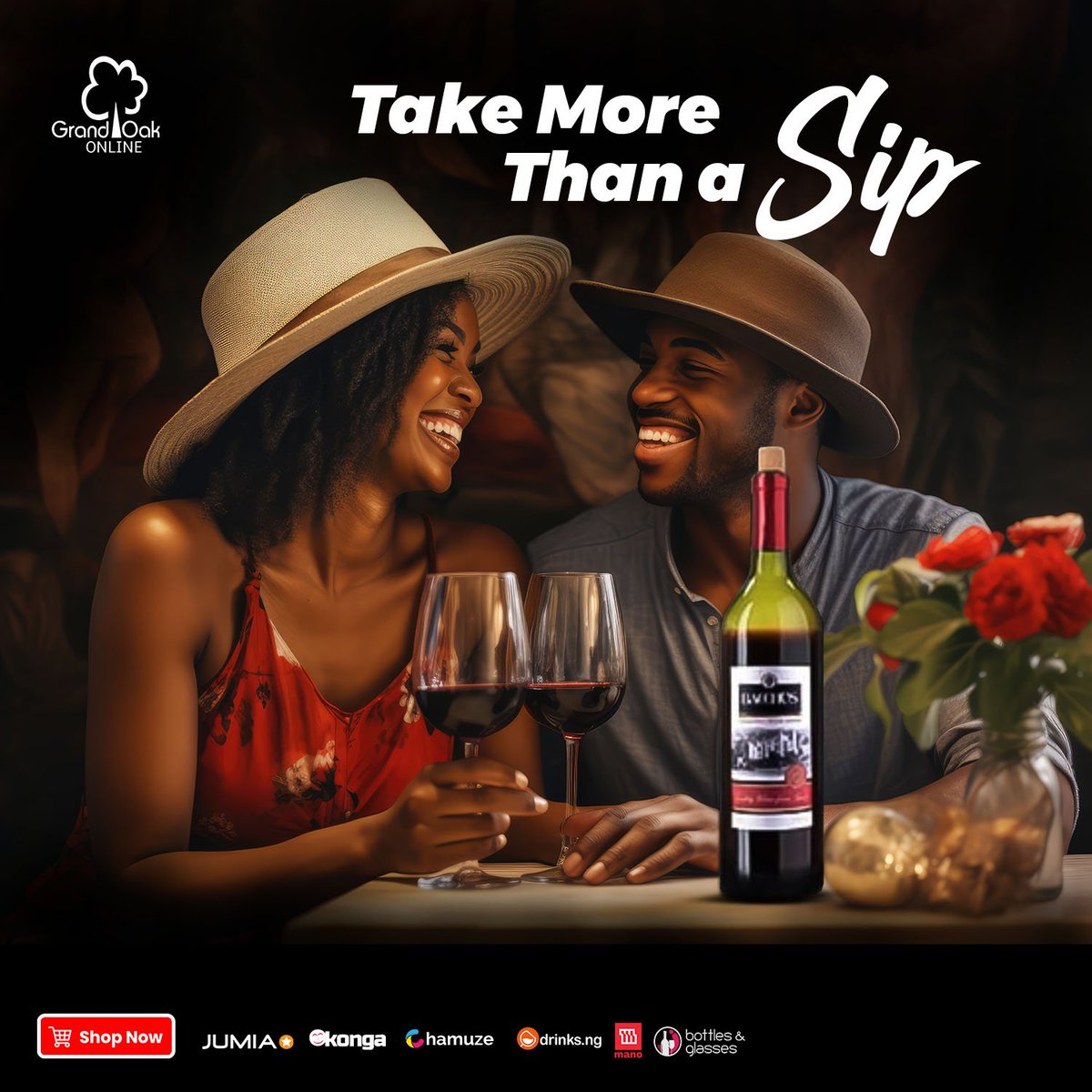 Savour joy in the first sip, experience happiness with the second.

Shop Now on Chamuze.com, Jumia and Konga or tap the link in the bio @grandoakonline
@houseofbacchus_