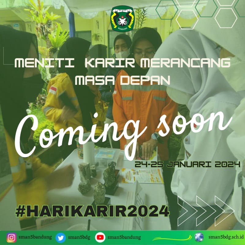 Jangan galau! Kalau lulus SMA kuliah harus dimana, prodinya apa, prospek pekerjaannya seperti apa.
Hari Karir adalah caramu mengetahui agar tak lagi galau #HariKarir
#Bandung
#Belitung
<a href="/itbofficial/">Institut Teknologi Bandung</a> <a href="/unpad/">Universitas Padjadjaran</a> <a href="/upiofficial/">UPI Official</a> <a href="/BINUS_UNIV/">BINUS UNIVERSITY</a> <a href="/PRFMnews/">Radio PRFM</a>