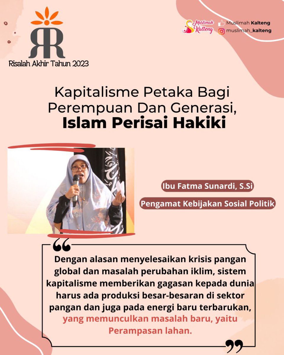 _ayuannisa's tweet photo. #KapitalismeSengsarakanUmat
#IslamPerisaiHakiki
#IslamSolusi https://t.co/6uMgOXzlj9