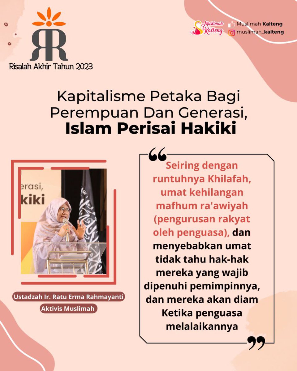 _ayuannisa's tweet photo. #KapitalismeSengsarakanUmat
#IslamPerisaiHakiki
#IslamSolusi https://t.co/NhrZBaCkKq